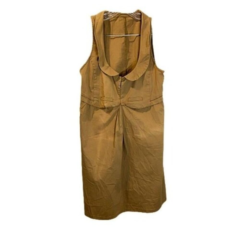 Women's Peter Pan Collar Sleeveless Dress‎